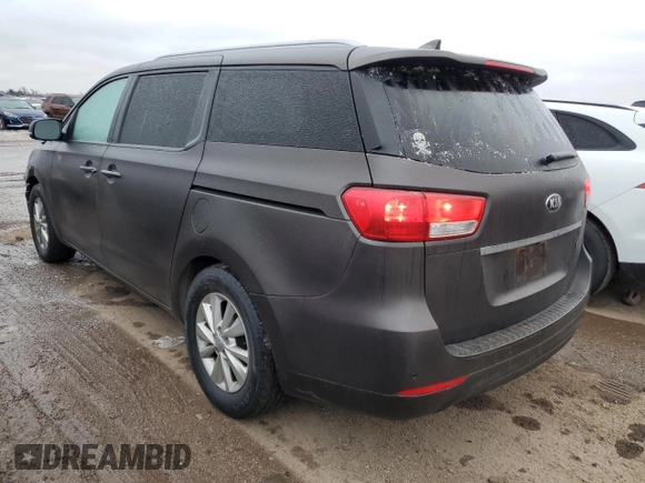 2017 Kia Sedona LX with VIN KNDMB5C15H6248167, listed as a Copart auction lot 43822195 with 101,541 mi miles and Salvage Title. Bid and sale history available at carsss.com. Image 2.