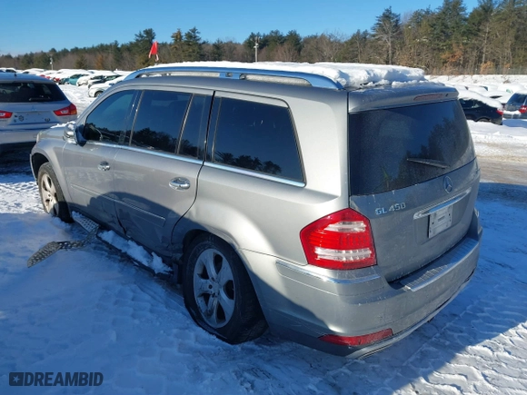 2011 Mercedes-Benz GL-Class GL 450 with VIN 4JGBF7BE3BA700323, listed as a IAAI auction lot 41586109 with 165,457 mi miles. Bid and sale history available at carsss.com. Image 3.