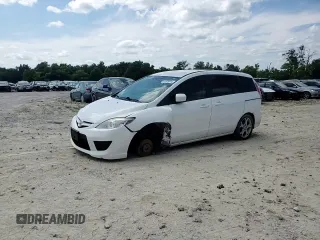 2010 Mazda 5 Sport with VIN JM1CR2W3XA0374407, listed as a Copart auction lot 61870014 with 196,210 mi miles and Salvage Title. Bid and sale history available at DreamBid. Image 12.