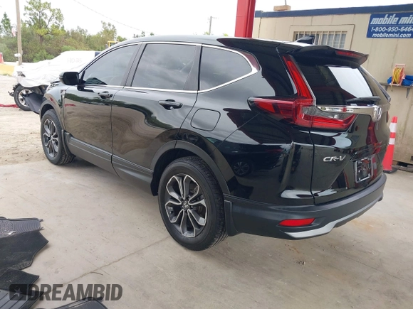 2021 Honda CR-V EX-L with VIN 5J6RW2H82MA009899, listed as a IAAI auction lot 40809372 with 26,051 mi miles and . Bid and sale history available at DreamBid. Image 3.