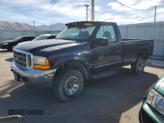 1999 Ford F-250 with VIN 1FTNF21S1XED16309, listed as a Copart auction lot 77267764 with 216,158 mi miles and Clean title. Bid and sale history available at DreamBid. Image 1.