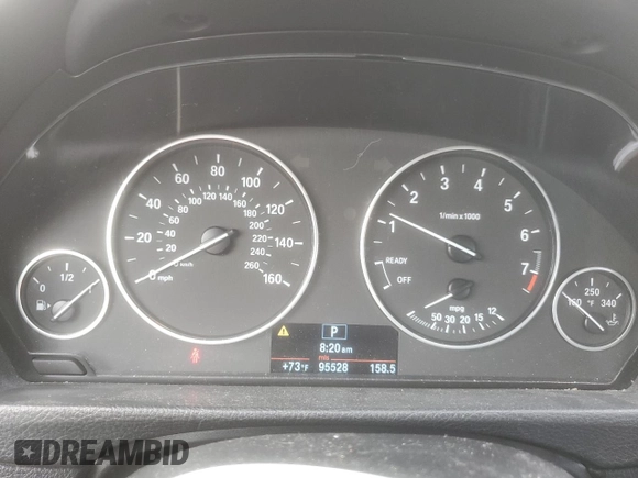 2013 BMW 3 Series 328i with VIN WBA3C1C56DK104467, listed as a Copart auction lot 50754775 with 95,528 mi miles and Salvage Title. Bid and sale history available at carsss.com. Image 9.