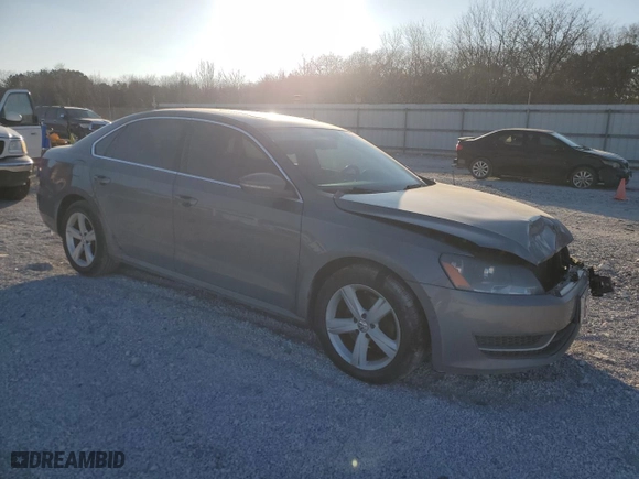 2012 Volkswagen Passat SE with VIN 1VWBH7A33CC044187, listed as a Copart auction lot 87682585 with 138,176 mi miles and Clean Title. Bid and sale history available at carsss.com. Image 4.