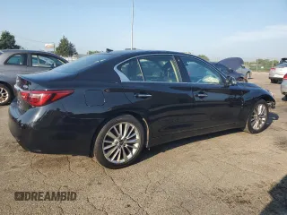 2021 Infiniti Q50 Luxe с VIN JN1EV7BP6MM707714, выставлен на аукционе Copart как лот 66133695 с пробегом 96 010 миль миль и Чистый • Clean title. История ставок и продаж доступна на DreamBid. Изображение 3.