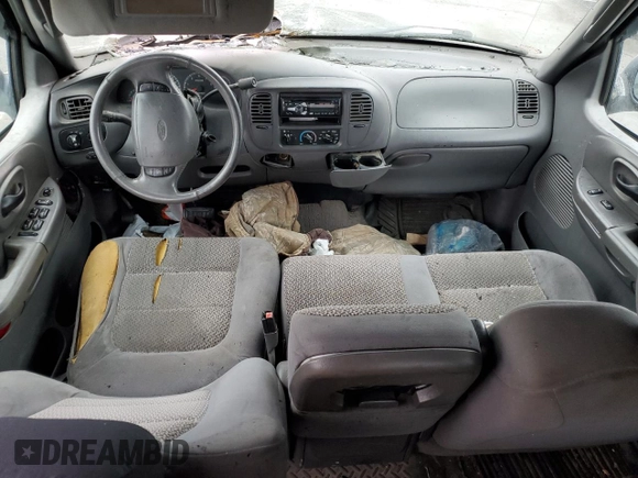 2002 Ford F-150 XLT with VIN 1FTRW07L82KD06604, listed as a Copart auction lot 44266975 with 0 mi miles and Salvage Title. Bid and sale history available at carsss.com. Image 8.