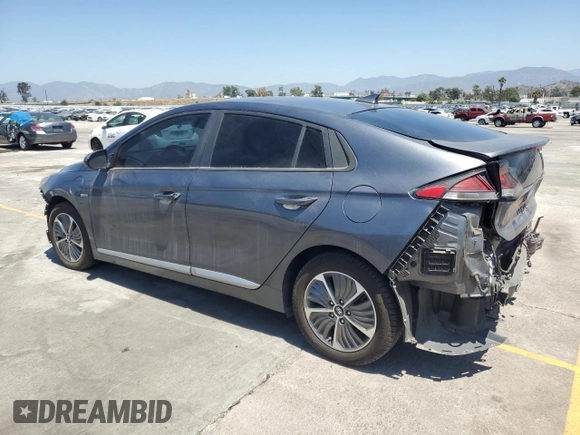 2020 Hyundai Ioniq SE with VIN KMHC65LD4LU207572, listed as a Copart auction lot 54187205 with 136,887 mi miles and Salvage title. Bid and sale history available at DreamBid. Image 2.
