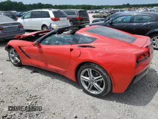2017 Chevrolet Corvette 1LT with VIN 1G1YB2D70H5109758, listed as a Copart auction lot 63205154 with 5,471 mi miles and Salvage Title. Bid and sale history available at carsss.com. Image 2.