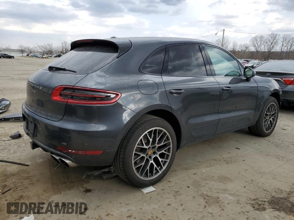 2017 Porsche Macan S with VIN WP1AB2A54HLB11762, listed as a Copart auction lot 49065585 with 54,511 mi miles and Salvage Title. Bid and sale history available at DreamBid. Image 3.