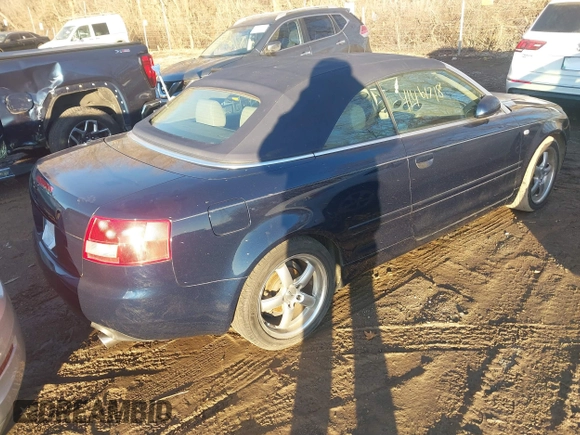 2006 Audi A4 3.0L with VIN WAUDT48H56K005067, listed as a IAAI auction lot 41461718 with 197,728 mi miles. Bid and sale history available at carsss.com. Image 4.