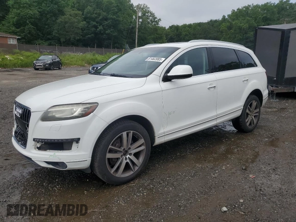 2012 Audi Q7 Prestige with VIN WA1VMAFE7CD003360, listed as a Copart auction lot 61462085 with 151,523 mi miles and Salvage title. Bid and sale history available at DreamBid. Image 1.