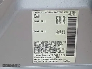 2013 Nissan Altima 2.5 SL with VIN 1N4AL3APXDC208311, listed as a IAAI auction lot 41791487 with 155,278 mi miles. Bid and sale history available at carsss.com. Image 9.