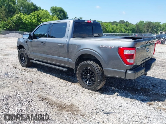2023 Ford F-150 XL with VIN 1FTFW1E56PFA81788, listed as a IAAI auction lot 42226508 with 39,550 mi miles and . Bid and sale history available at DreamBid. Image 3.