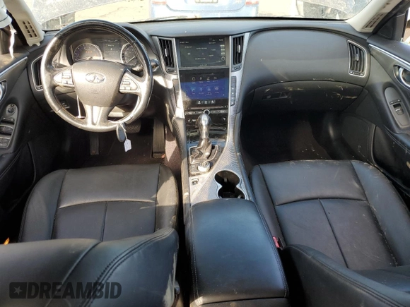 2014 Infiniti Q50 Premium with VIN JN1BV7AR5EM691514, listed as a Copart auction lot 47985465 with 119,821 mi miles and Salvage Title. Bid and sale history available at DreamBid. Image 8.