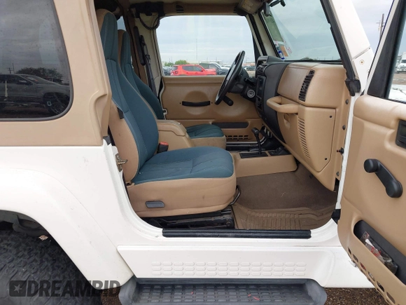 2001 Jeep Wrangler Sahara with VIN 1J4FA59S71P365271, listed as a IAAI auction lot 41889948 with 144,357 mi miles. Bid and sale history available at carsss.com. Image 5.