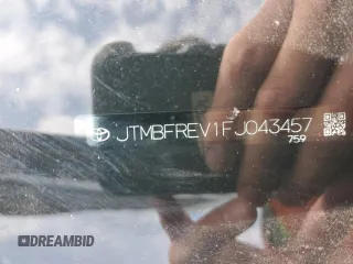 2015 Toyota RAV4 LE with VIN JTMBFREV1FJ043457, listed as a Copart auction lot 60525945 with 106,346 mi miles and Salvage title. Bid and sale history available at DreamBid. Image 12.