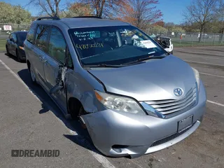 2015 Toyota Sienna LE AAS with VIN 5TDKK3DC0FS663826, listed as a IAAI auction lot 42050229 with 126,971 mi miles and . Bid and sale history available at DreamBid. Image 6.