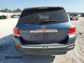 2013 Toyota Highlander with VIN 5TDZA3EH5DS039934, listed as a Copart auction lot 54132775 with 62,541 mi miles and Non Repairable. Bid and sale history available at DreamBid. Image 6.