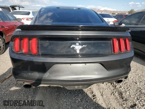 2017 Ford Mustang V6 with VIN 1FA6P8AM8H5266571, listed as a Copart auction lot 50391225 with 98,344 mi miles and Salvage Title. Bid and sale history available at carsss.com. Image 6.