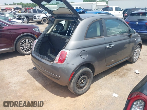 2013 FIAT 500 Pop with VIN 3C3CFFAR9DT727985, listed as a IAAI auction lot 42462086 with 88,978 mi miles and . Bid and sale history available at DreamBid. Image 4.