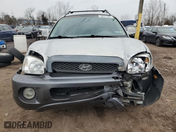 2004 Hyundai Santa Fe GLS with VIN KM8SC73D94U617141, listed as a Copart auction lot 46931565 with 120,192 mi miles and Salvage Title. Bid and sale history available at carsss.com. Image 5.
