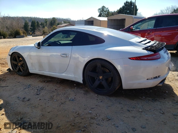 2014 Porsche 911 Carrera with VIN WP0AA2A95ES106613, listed as a Copart auction lot 89306515 with 30,573 mi miles and Salvage Title. Bid and sale history available at carsss.com. Image 2.