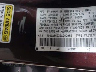 2009 Acura TL z VIN 19UUA86239A002985, wystawiony jako IAAI lot #41869748 z przebiegiem 91 878 mil mil oraz . Historia ofert i sprzedaży dostępna na DreamBid. Obrazek 9.