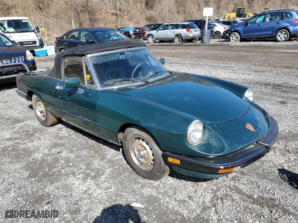 1983 Alfa Romeo Alfa Romeo Veloce with VIN ZARBA541XD1016802, listed as a Copart auction lot 51383595 with 127,904 mi miles and Clean Title. Bid and sale history available at carsss.com. Image 4.