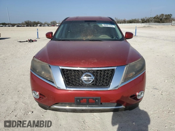 2014 Nissan Pathfinder SV with VIN 5N1AR2MN9EC702797, listed as a Copart auction lot 48481315 with 151,175 mi miles and Clean Title. Bid and sale history available at carsss.com. Image 5.