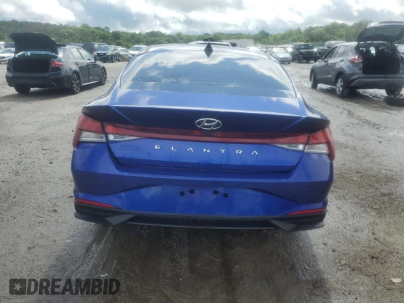 2023 Hyundai Elantra SEL with VIN KMHLS4AG3PU416391, listed as a Copart auction lot 56625415 with 53,652 mi miles and Clean title. Bid and sale history available at DreamBid. Image 6.