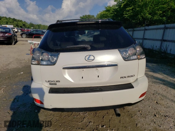 2004 Lexus RX 330 with VIN JTJHA31UX40013165, listed as a Copart auction lot 61040094 with 184,872 mi miles and Salvage Title. Bid and sale history available at carsss.com. Image 6.