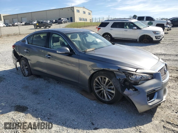 2019 Infiniti Q50 3.0t LUXE with VIN JN1EV7AP6KM519726, listed as a Copart auction lot 49436655 with 90,634 mi miles and Salvage Title. Bid and sale history available at carsss.com. Image 4.