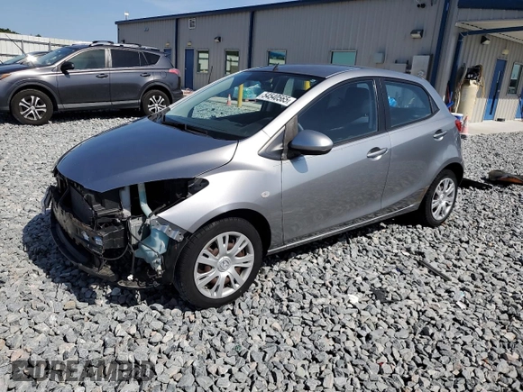 2012 Mazda 2 Sport with VIN JM1DE1KY8C0139339, listed as a Copart auction lot 54540565 with 63,380 mi miles and Salvage Title. Bid and sale history available at carsss.com. Image 1.
