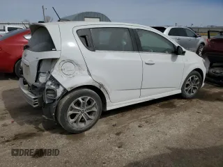 2017 Chevrolet Sonic LT with VIN 1G1JD6SH8H4145766, listed as a Copart auction lot 87024534 with 109,442 mi miles and Salvage Title. Bid and sale history available at carsss.com. Image 3.