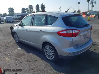 2013 Ford C-Max Energi SEL with VIN 1FADP5CU6DL515510, listed as a IAAI auction lot 41180709 with 166,508 mi miles. Bid and sale history available at carsss.com. Image 3.