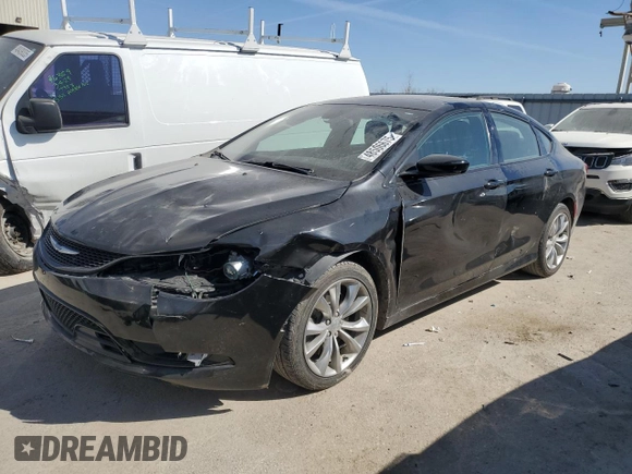 2016 Chrysler 200 S with VIN 1C3CCCBG8GN184010, listed as a Copart auction lot 48506675 with 97,408 mi miles and Salvage Title. Bid and sale history available at carsss.com. Image 1.