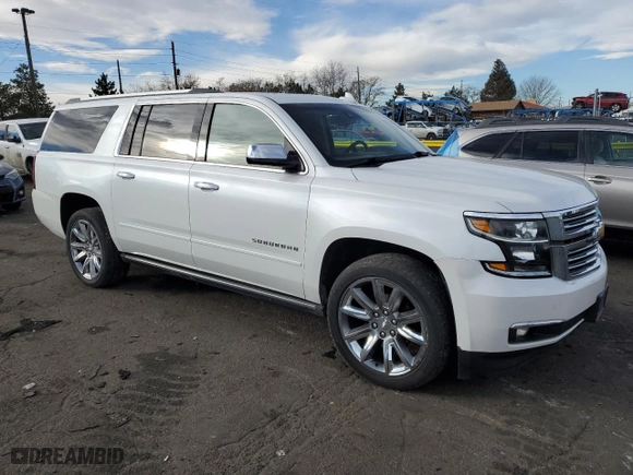 2017 Chevrolet Suburban Premier with VIN 1GNSCJKC0HR274200, listed as a Copart auction lot 89407745 with 61,055 mi miles and Clean Title. Bid and sale history available at carsss.com. Image 4.