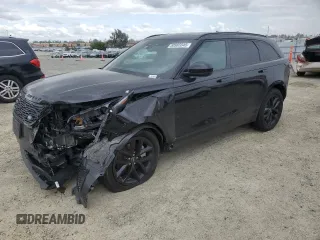 2025 Land Rover Range Rover Velar S with VIN SALYJ2EX4SA393881, listed as a Copart auction lot 50985545 with 12,217 mi miles and Salvage title. Bid and sale history available at DreamBid. Image 1.