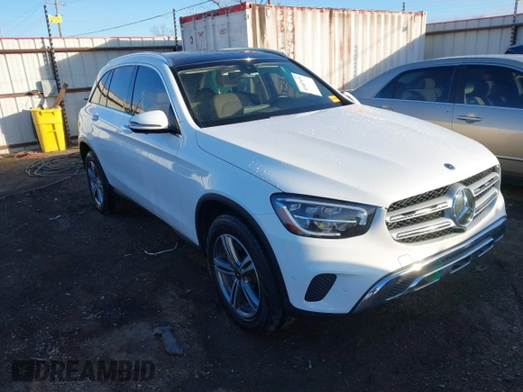 2021 Mercedes-Benz GLC 300 z VIN W1N0G8EB4MV274579, wystawiony jako IAAI lot #41407431 z przebiegiem 58 173 mil mil oraz . Historia ofert i sprzedaży dostępna na DreamBid. Obrazek 1.