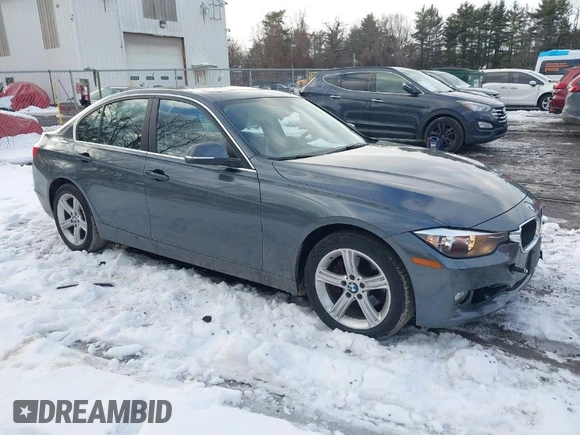 2015 BMW 3 Series 328i xDrive with VIN WBA3B5G55FNS14903, listed as a IAAI auction lot 41497975 with 62,009 mi miles. Bid and sale history available at carsss.com. Image 1.