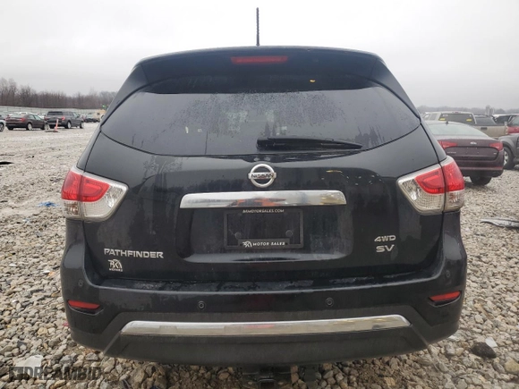 2014 Nissan Pathfinder S with VIN 5N1AR2MM9EC696166, listed as a Copart auction lot 84425384 with 184,634 mi miles and Clean Title. Bid and sale history available at carsss.com. Image 6.