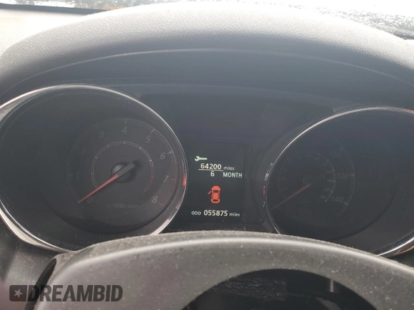 2017 Mitsubishi Outlander ES with VIN JA4AP3AU4HZ017002, listed as a Copart auction lot 59027755 with 55,875 mi miles and Salvage title. Bid and sale history available at DreamBid. Image 9.