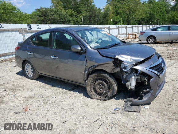 2016 Nissan Versa SV with VIN 3N1CN7AP4GL834761, listed as a Copart auction lot 55761875 with 127,869 mi miles and Salvage title. Bid and sale history available at DreamBid. Image 4.
