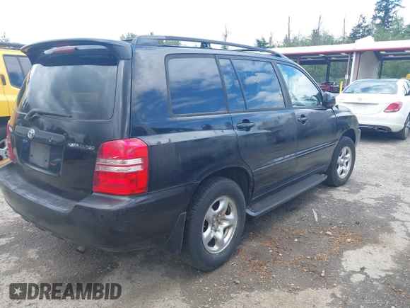 2002 Toyota Highlander with VIN JTEGD21A620038093, listed as a IAAI auction lot 42303785 with 205,743 mi miles and . Bid and sale history available at DreamBid. Image 4.