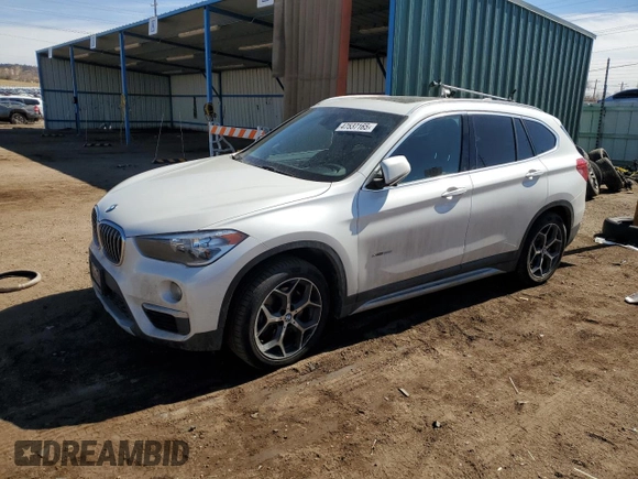 2018 BMW X1 xDrive28i z VIN WBXHT3C35J5K29010, wystawiony jako Copart lot #47537165 z przebiegiem 90 779 mil mil oraz Szkoda całkowita • Salvage title. Historia ofert i sprzedaży dostępna na DreamBid. Obrazek 1.