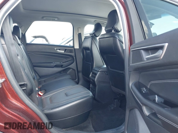 2015 Ford Edge Titanium with VIN 2FMTK4K8XFBB08680, listed as a IAAI auction lot 42066393 with 106,287 mi miles. Bid and sale history available at carsss.com. Image 8.
