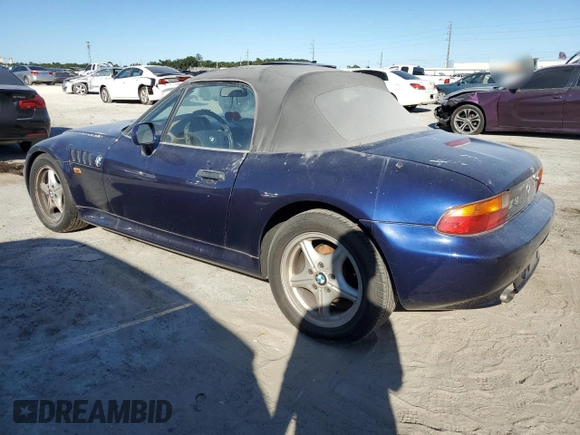 1997 BMW 3 Series 1.9L with VIN 4USCH7323VLB79150, listed as a Copart auction lot 76340814 with 0 mi miles and Salvage Title. Bid and sale history available at carsss.com. Image 2.