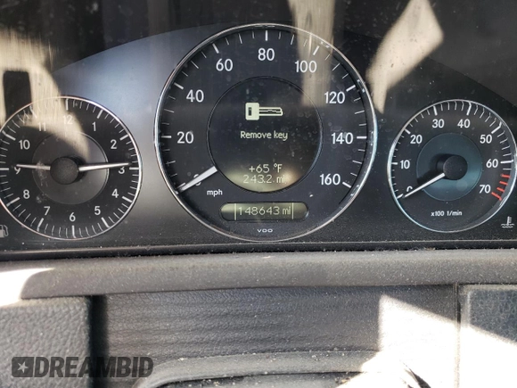 2007 Mercedes-Benz CLK 3.5L with VIN WDBTJ56H97F223664, listed as a Copart auction lot 55132255 with 148,643 mi miles and Clean Title. Bid and sale history available at carsss.com. Image 9.