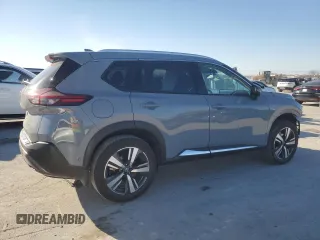2023 Nissan Rogue SL with VIN 5N1BT3CA8PC868676, listed as a Copart auction lot 47920025 with 12,302 mi miles and Salvage Title. Bid and sale history available at carsss.com. Image 3.