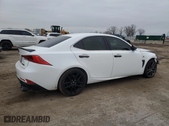 2018 Lexus IS 350 z VIN JTHCZ1D27J5015473, wystawiony jako Copart lot #86314814 z przebiegiem 46 211 mil mil oraz Szkody całkowita. Historia ofert i sprzedaży dostępna na DreamBid. Obrazek 3.