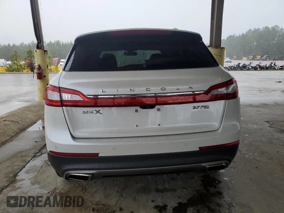 2016 Lincoln MKX Reserve with VIN 2LMTJ8LP4GBL78736, listed as a Copart auction lot 53084845 with 101,937 mi miles and Salvage title. Bid and sale history available at DreamBid. Image 6.
